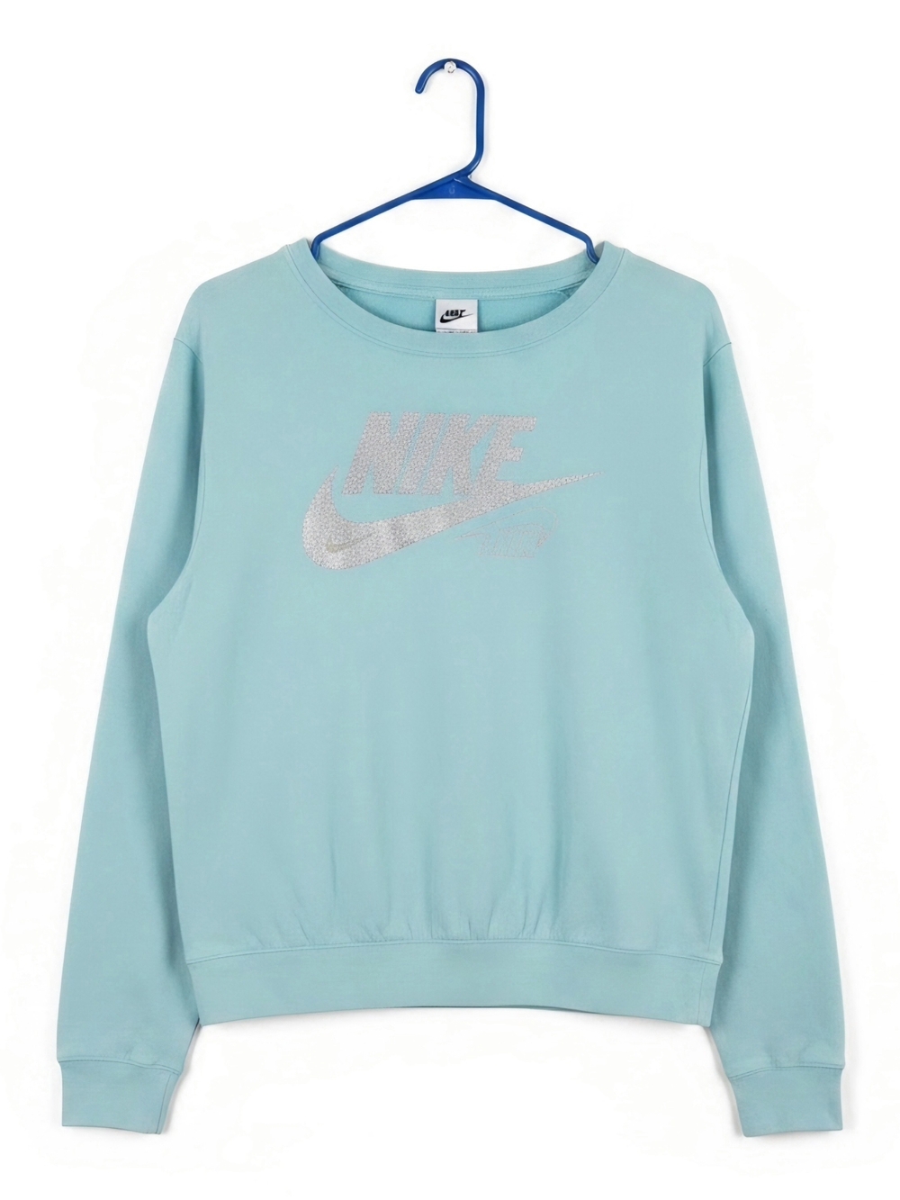 Nike Aqua Crystal Logo Crewneck Sweatshirt